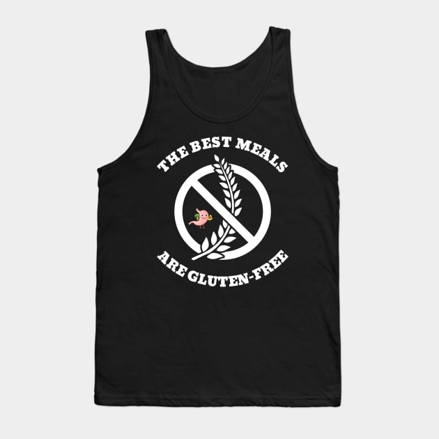 The Best Meals Are Gluten-Free WD Tank Top by MoonOverPines